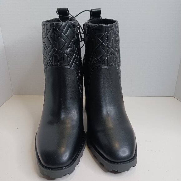 Karl Lagerfeld Paris Petria Black Ankle Boot size 11M - Picture 2 of 12